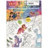 PEXI Ubrousky vybarvovací 12 ks dinosauři plast v sáčku 30x42x1cm PEXI Ubrousky vybarvovací 12 ks dinosauři plast v sáčku 30x42x1cm