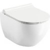 Ravak Chrome - WC závesné Uni, RimOff, biela X01535