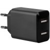 AVACOM HomeNOW 2 sieťová nabíjačka 5V 3,4A 17W s dvoma USB-A výstupmi NASN-2X34-BH2 AVACOM HomeNOW 2 sieťová nabíjačka 5V 3,4A 17W s dvoma USB-A výstupmi NASN-2X34-BH2