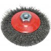 Bosch Kužeľovitá kefa pre uhlové brúsky oceľ zvlnený drôt 115 mm hrúbka 0,35 mm 2608622101 Bosch Kužeľovitá kefa pre uhlové brúsky oceľ zvlnený drôt 115 mm hrúbka 0,35 mm 2608622101