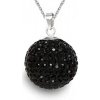 For You Prívesok Swarovski elements Discoball čierny JET 43 For You Prívesok Swarovski elements Discoball čierny JET 43