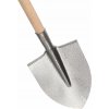 Kovová lopata so srdcovým rýľom a stopkou Kovová lopata so srdcovým rýľom a stopkou