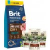 BRIT Premium By Nature Sensitive Lamb 15 kg + 3 kg & WILD FARM mäkké kuracie prsia 3x80g pochúťka pre psa BRIT Premium By Nature Sensitive Lamb 15 kg + 3 kg & WILD FARM mäkké kuracie prsia 3x80g pochúťka pre psa