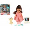 Teddies Bábika veterinárka plast 11cm pevné telo s doplnkami