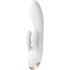 Satisfyer Double Flex - vibrátor na klitoris a bod G - biely - smart Satisfyer Double Flex - vibrátor na klitoris a bod G - biely - smart