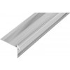 Acara schodová lišta striebro AP44/1 42mm 2,5m 5mm