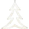 Vonkajšie vianočné osvetlenie stromček závesný 240LED kov strieborná 50x0,5x54 cm Vonkajšie vianočné osvetlenie stromček závesný 240LED kov strieborná 50x0,5x54 cm