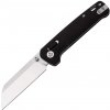 QSP Penguin Glyde 14C28N, 2 tone finish stonewash - satin,,Handle: Black FRN QS130GL-A1 QSP Penguin Glyde 14C28N, 2 tone finish stonewash - satin,,Handle: Black FRN QS130GL-A1