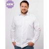 Marvelis Comfort Fit pánska košeľa dlhý rukáv 100% popelín biela, Veľkosť 40 Marvelis Comfort Fit pánska košeľa dlhý rukáv 100% popelín biela, Veľkosť 40