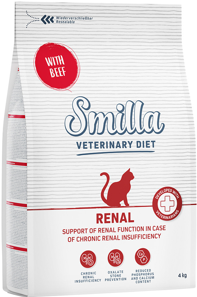Smilla Veterinary Diet Renal Beef 4 kg