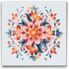 Vymalujsisam.sk Maľovanie podľa čísiel - Kvetinový vzor Veľkosť: 30x30cm, Rám: Na plastovej doske Vymalujsisam.sk Maľovanie podľa čísiel - Kvetinový vzor Veľkosť: 30x30cm, Rám: Na plastovej doske