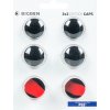 NACON PS5THUMBGRIP, PlayStation 5, Úchyt na páčky, Čierna, Červená, Silikón, 110 mm, 80 mm NACON PS5THUMBGRIP, PlayStation 5, Úchyt na páčky, Čierna, Červená, Silikón, 110 mm, 80 mm