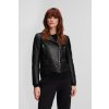 BUNDA KARL LAGERFELD IKONIK GLITTER LEATHER BIKER BLACK BUNDA KARL LAGERFELD IKONIK GLITTER LEATHER BIKER BLACK