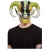 Maska na tvár Smiffy's 19 latexová, diabol, zelená Maska na tvár Smiffy's 19 latexová, diabol, zelená
