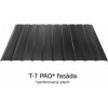 Plechová fasádna trapézová krytina T-7, hr.0,5mm - RAL 3009 Oceľovo červená - Polyester Standard LESK Plechová fasádna trapézová krytina T-7, hr.0,5mm - RAL 3009 Oceľovo červená - Polyester Standard LESK