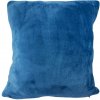 Home Elements mikroplyš tmavo modrá 40 x 40 cm