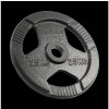 Odlévané olympijské závažie 25kg, otvor 51mm, tanier s úchytmi, REBEL ACTIVE Odlévané olympijské závažie 25kg, otvor 51mm, tanier s úchytmi, REBEL ACTIVE