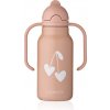 Termofľaša s úchytmi Liewood Kimmie 250ml: Sweethearts Pale tuscany Termofľaša s úchytmi Liewood Kimmie 250ml: Sweethearts Pale tuscany