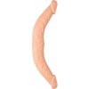 RealRock dvojitý dildo 36 cm telová farba