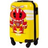 Detský kabínový kufor Wings robot žltý - XS Detský kabínový kufor Wings robot žltý - XS