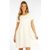 Dámske šaty s krátkym rukávom 5F068 LITEX smotanová S Dámske šaty s krátkym rukávom 5F068 LITEX smotanová S