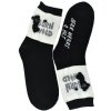Bavlnené ponožky BearPaw čierno-biele