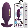 Pretty Love Jefferson Electroshock Anal Plug Global Remote Control Series Purple