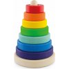 Navliekacie krúžky Drevená pyramída malá farebná (KTS-PR02) Navliekacie krúžky Drevená pyramída malá farebná (KTS-PR02)