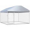 vidaXL Vonkajšia voliéra pre psy so strechou 200x200x135 cm vidaXL Vonkajšia voliéra pre psy so strechou 200x200x135 cm
