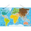 Magnetická tabuľa Woodyland Mapa sveta Vzdelávacia na stenu pre deti Magnetická tabuľa Woodyland Mapa sveta Vzdelávacia na stenu pre deti