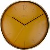 Nástenné hodiny Essential Gold oranžové Nástenné hodiny Essential Gold oranžové