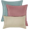 Set dekoračných vankúšov ružový / modrý / béžový Set dekoračných vankúšov ružový / modrý / béžový