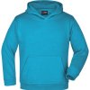 James & Nicholson Mikina JN 47K s kapucí, dětská COT02047K44004-turquoise XL Tyrkysová James & Nicholson Mikina JN 47K s kapucí, dětská COT02047K44004-turquoise XL Tyrkysová