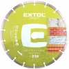 EXTOL CRAFT kotúč diamantový rezný segmentový - suché rezanie, O 230x22, 2x2, 8mm 108815
