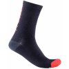 Castelli BANDITO WOOL 18 ponožky saville blue/red