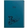 Týdenní diář 2026 Oskar Vivella s ražbou A5 petrolejová Kolo Týdenní diář 2026 Oskar Vivella s ražbou A5 petrolejová Kolo