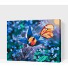 Vymalujsisam.sk Maľovanie podľa čísiel - Motýľ na modrom kvete Veľkosť: 30x40cm, Rám: Bez rámu, iba zrolované plátno Vymalujsisam.sk Maľovanie podľa čísiel - Motýľ na modrom kvete Veľkosť: 30x40cm, Rám: Bez rámu, iba zrolované plátno