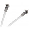 CABLETECH Kábel F zástrč. - F zástrč. 5m biely KPO2288-5 CABLETECH Kábel F zástrč. - F zástrč. 5m biely KPO2288-5