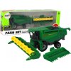 Lean Toys Kombajn Poľnohospodársky Vozidlo Kombajn Hliník Zelený