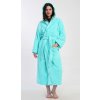 Vienetta župan dlhý s kapucňou Mentolka:zelená Vienetta župan dlhý s kapucňou Mentolka:zelená