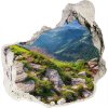 Nálepka 3D diera na stenu Sunrise tatry 75x75 cm Nálepka 3D diera na stenu Sunrise tatry 75x75 cm