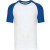 Kariban Tričko K330 baseballové, krátký rukáv COT20K33090705-white/royal 2XL Bílá/modrá Kariban Tričko K330 baseballové, krátký rukáv COT20K33090705-white/royal 2XL Bílá/modrá