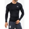 Mikina Under Armour HG Armour Comp LS - black/white Mikina Under Armour HG Armour Comp LS - black/white