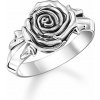 Thomas Sabo TR2487-637-21-56 prstýnek midnight rose silver Thomas Sabo TR2487-637-21-56 prstýnek midnight rose silver
