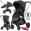 CARRELLO ULTRA CRL-5525 ŠPORTOVÝ KOČÍK MATTE GREY Otočný v smere aj proti smeru jazdy do 22 kg CARRELLO ULTRA CRL-5525 ŠPORTOVÝ KOČÍK MATTE GREY Otočný v smere aj proti smeru jazdy do 22 kg