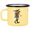 Muurla Hrnček Pippi Footsteps 0,25l, smalt / žltý Muurla Hrnček Pippi Footsteps 0,25l, smalt / žltý