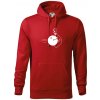 Koule vs kolka - Mikina pánska Cape s kapucňou - 3XL ( Červená ) Koule vs kolka - Mikina pánska Cape s kapucňou - 3XL ( Červená )