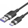 Vention CTOBF USB 2.0 A Male to C Male 6A, 1m, černý