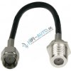 Anténny adaptér F konektor samica/SMA konektor samec, 10 cm