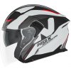 přilba N130 KLINT, NOX (bílá,černá,červená, vel. S) přilba N130 KLINT, NOX (bílá,černá,červená, vel. S)